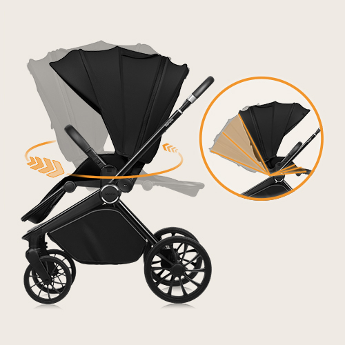 Lionelo Mika Plus Black Onyx — Buggy